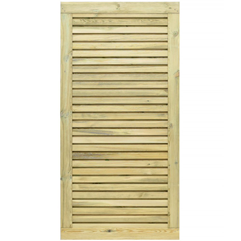 Shire Contemporary Vogue Green Fence Panel Image 2