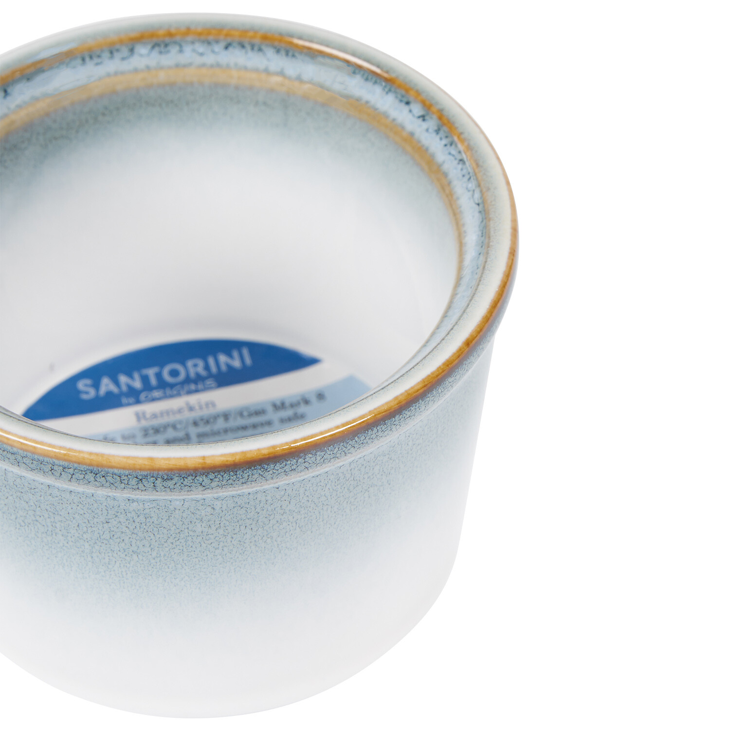 Reactive Glaze Ramekin - Blue Image 4