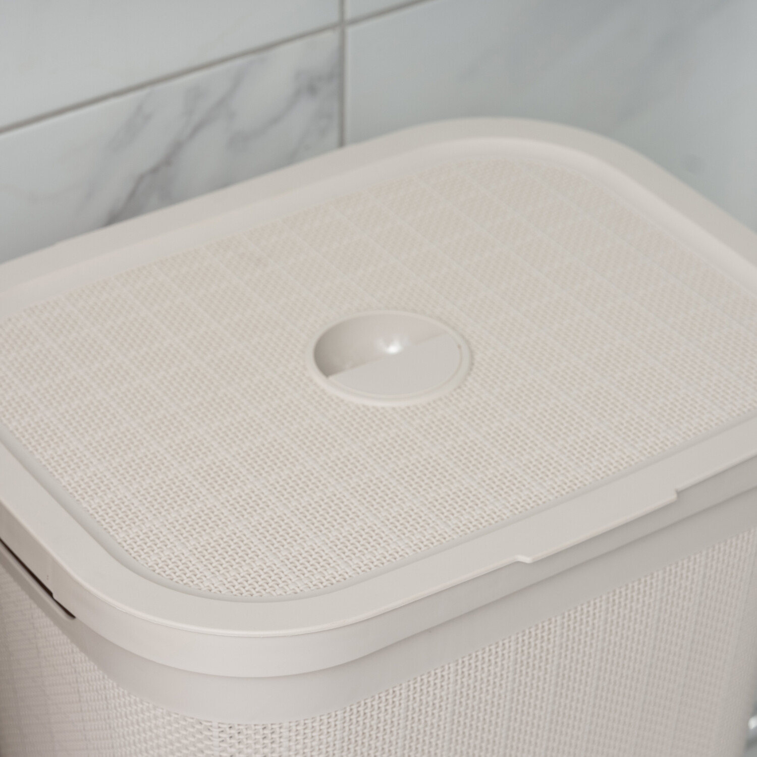 Addis Hessian Laundry Hamper Beige Image 7