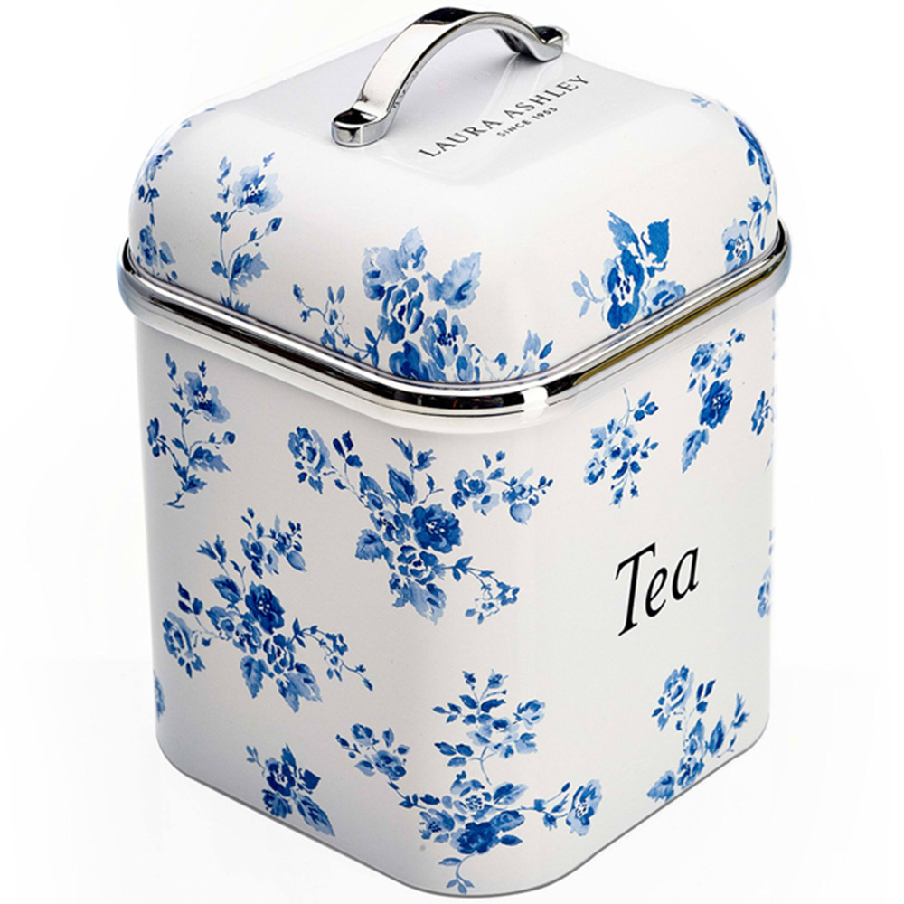 Laura Ashley Cream Floral 3 Piece Kitchen Canister Set Image 4