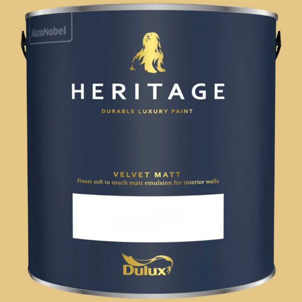 Dulux Heritage Walls and Ceilings Pale Cream Velvet Matt Emulsion Paint 2.5L Image 2