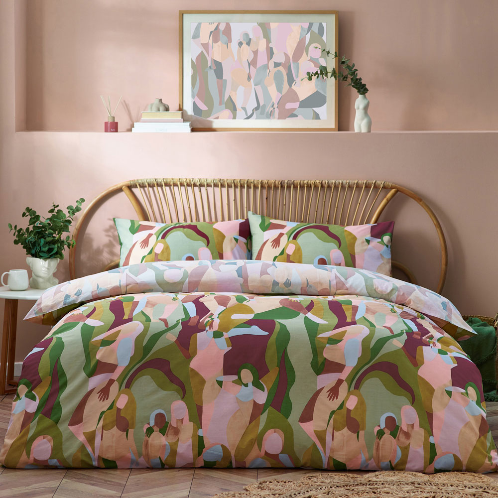 furn. Self Love Super King Multicolour Duvet Set Image 4