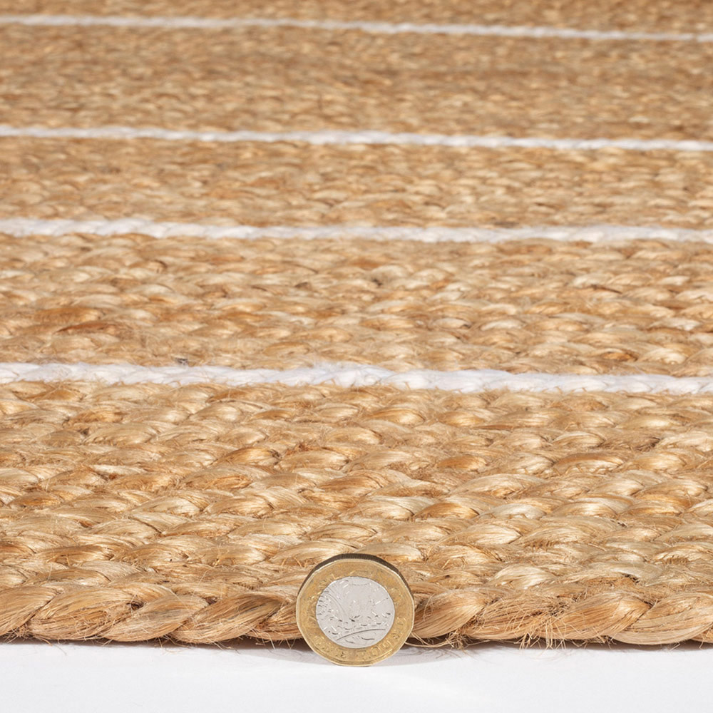 Prestbury Natural Border Braided Rug 120 x 170cm Image 4