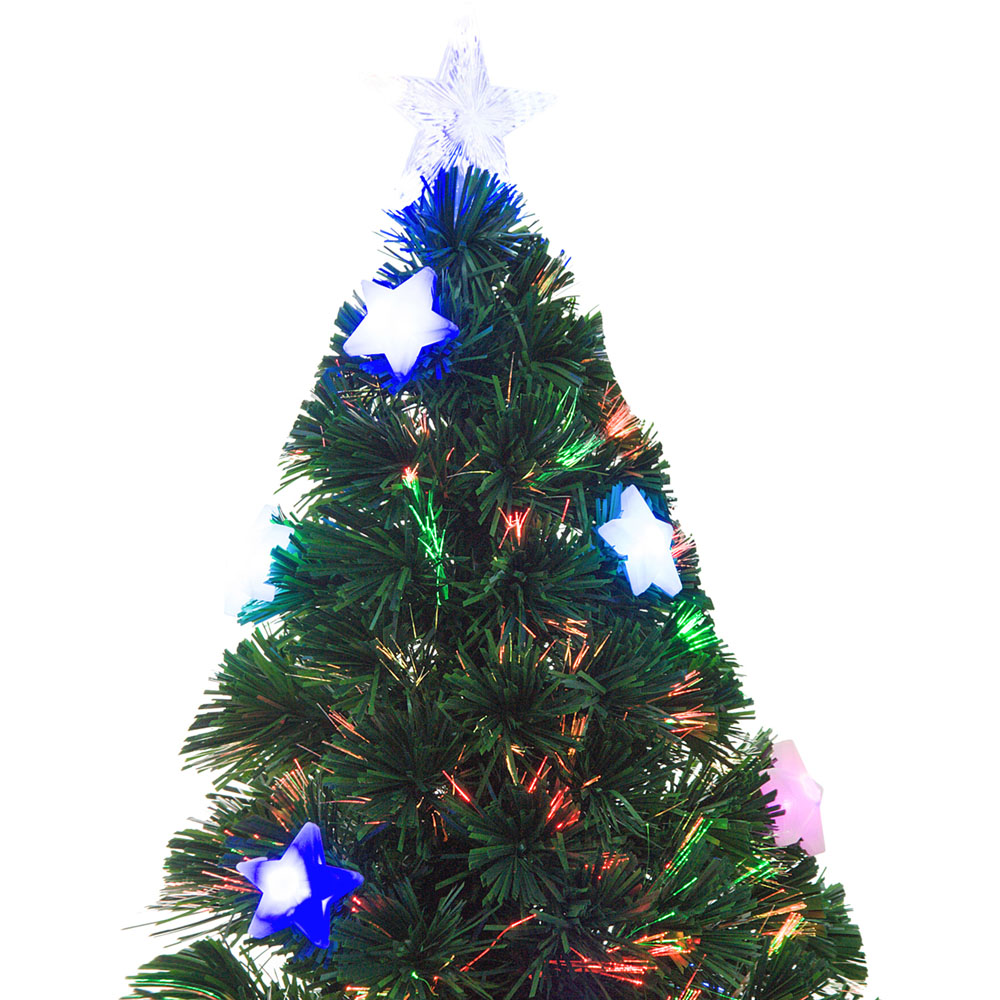 Everglow Fibre Optic Green Artificial Christmas Tree 5ft Image 3