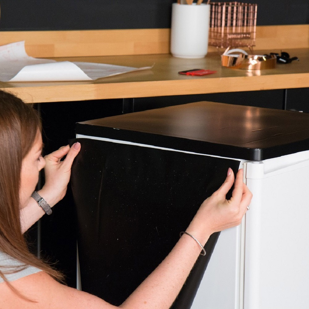 d-c-fix Matt Black Sticky Back Plastic Vinyl Wrap Film 67.5cm x 15m Image 3