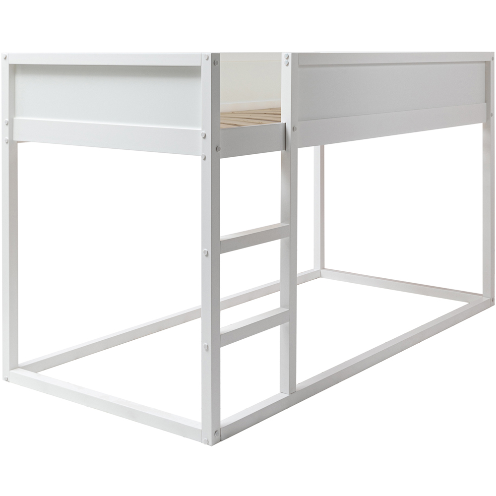 Noa and Nani Lykke White Reversible Mid Sleeper Cabin Bed with Straight Ladder Image 2