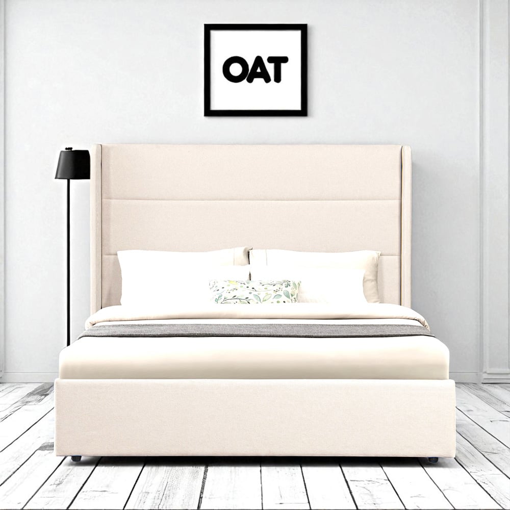 Wilmslow Double Natural Ottoman Bed Image 7