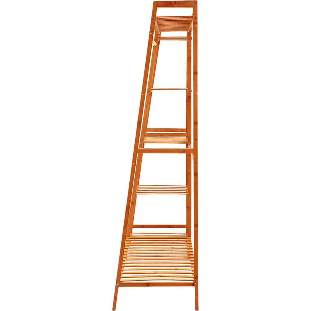 Living and Home Brown Bamboo Garment Rack Image 3