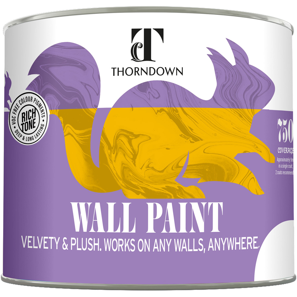 Thorndown Walls and Ceilings Foxwhelp Red Matt Paint 750ml Image 2