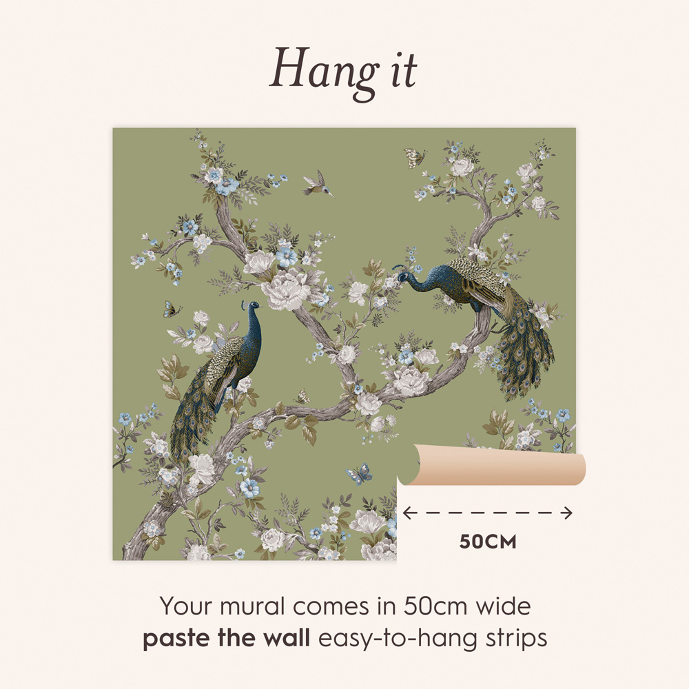 Laura Ashley Belvedere Hedgerow Mural Wallpaper Image 5