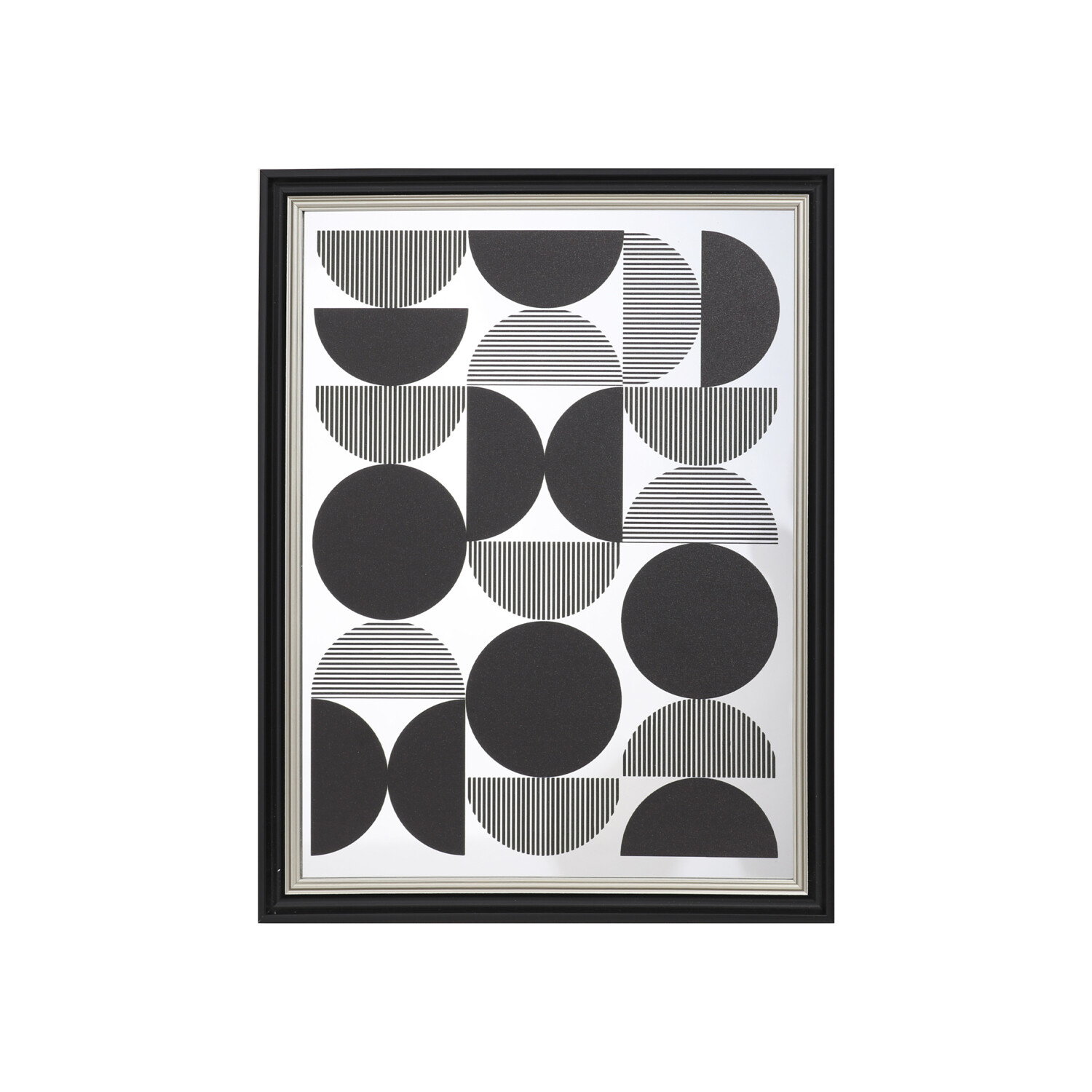 Geometric Mirrored Wall Art Multicolour Image 5