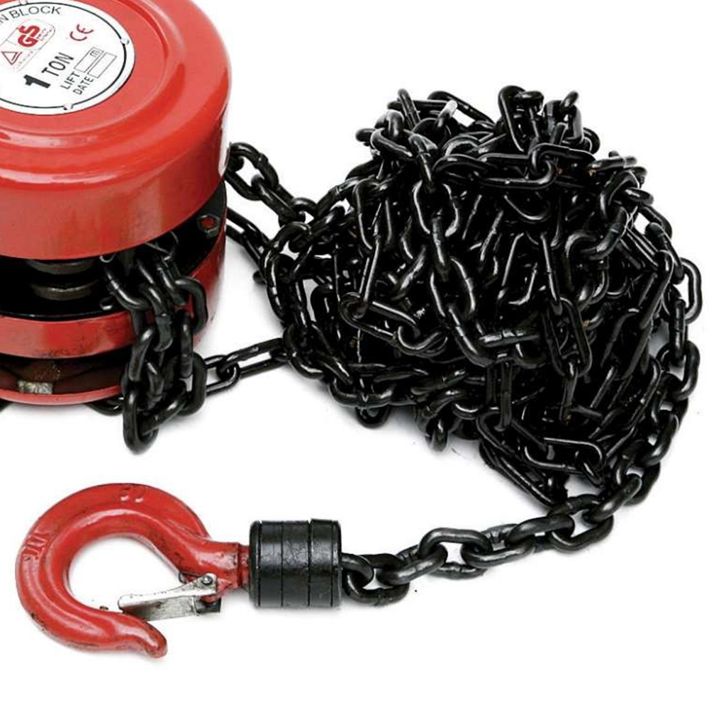 Hilka Tools 1000kg Lifting Block and Chain Image 3