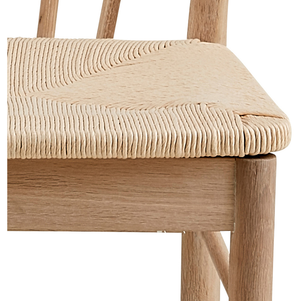 Florence I Duncan 4 Seater Round Dining Table White Oak Image 6