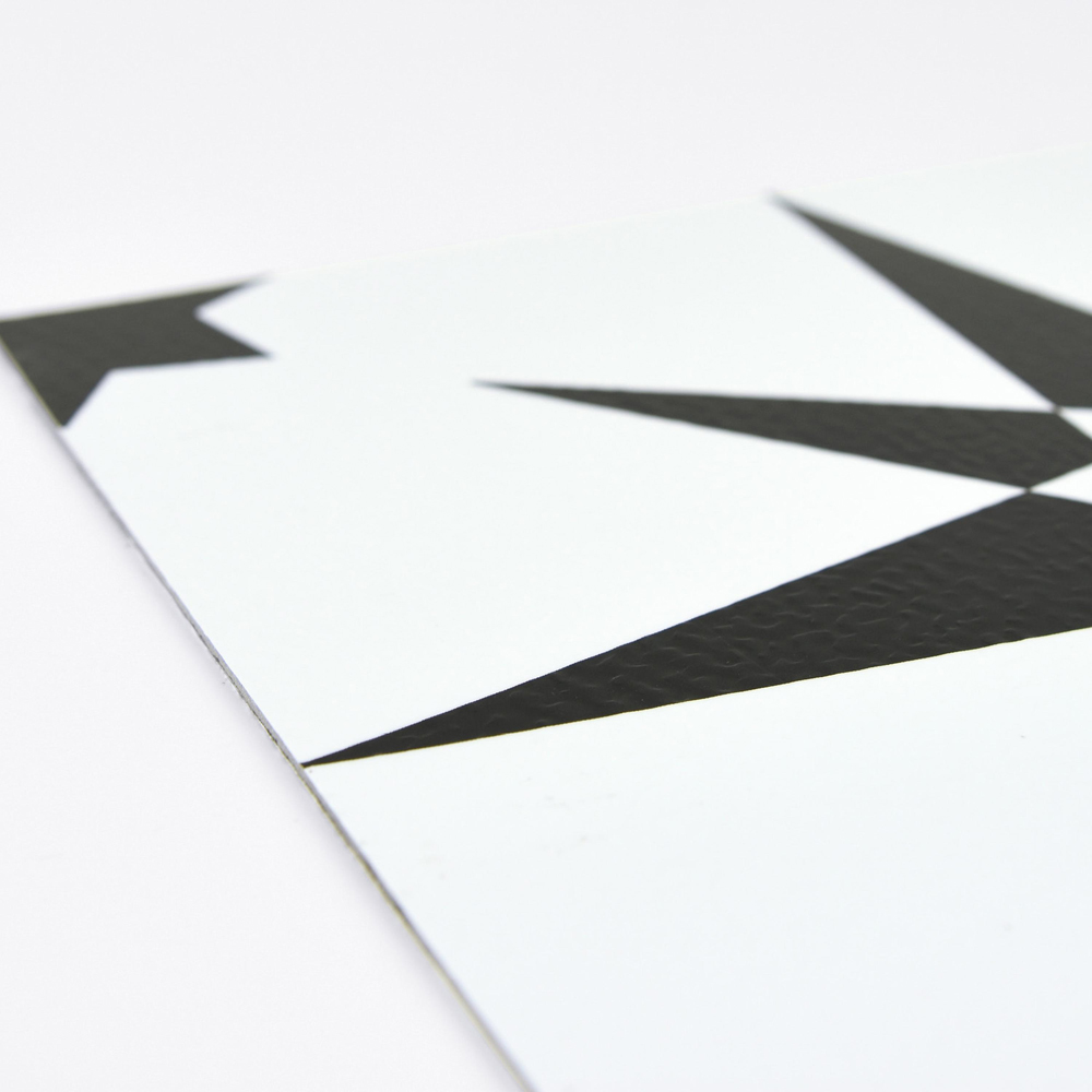 Floorpops Altair Black Peel and Stick Floor Tile 30.48 x 30.48cm 10 Pack Image 3