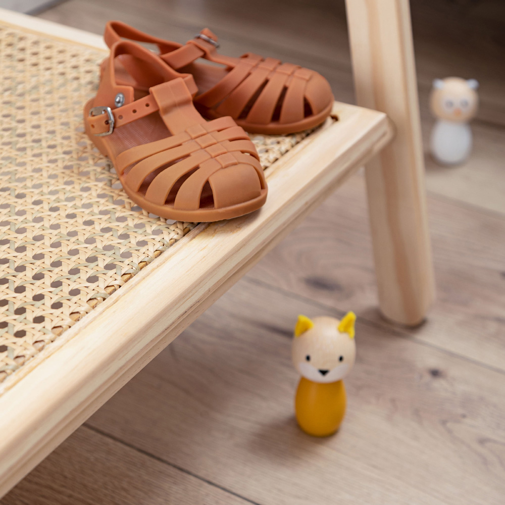 Noa and Nani Nelly Natural Rattan Clothes Rail and Shoe Rack Image 4