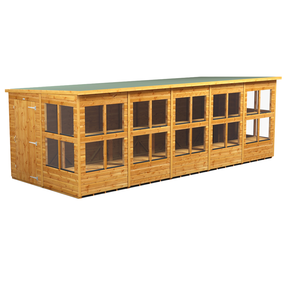 Power 20 x 8ft Pent Potting Shed Image 1