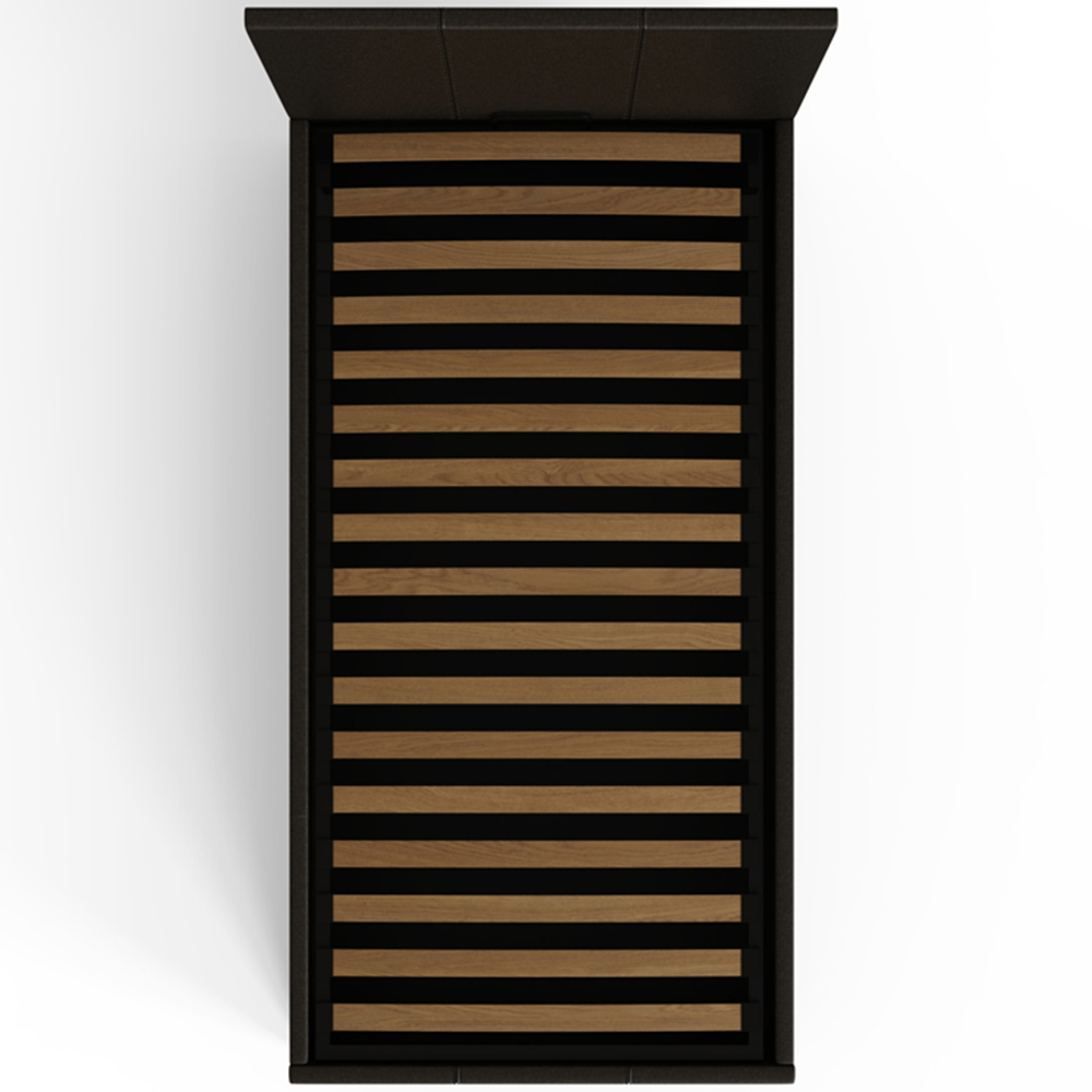 GFW Single Silver End Lift Ottoman Bed Image 6