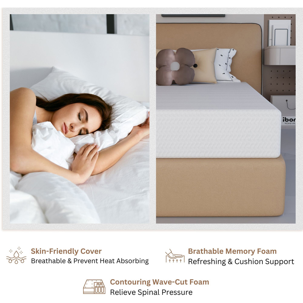 Sliding Wardrobes 4U Single Smart Hard Foam Pressure Relief Mattress Image 5