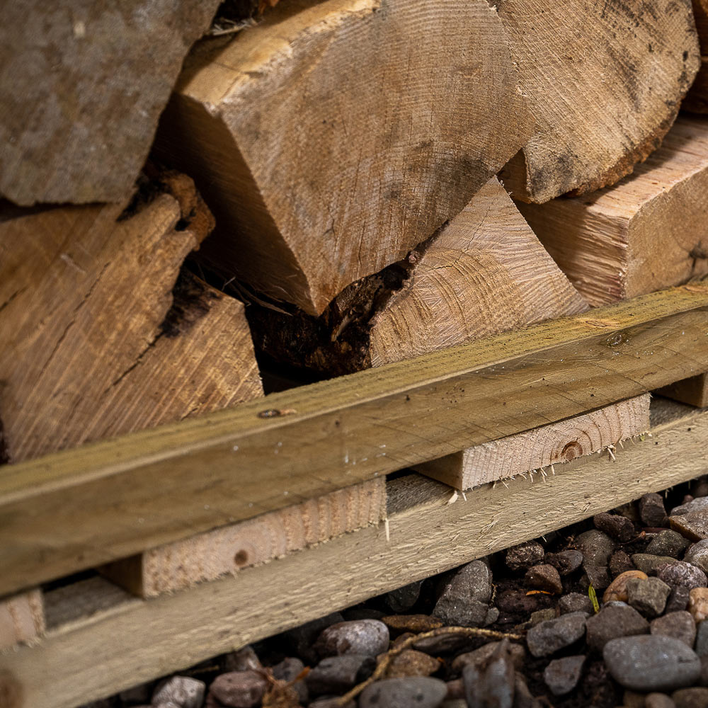 Forest Garden Overlap Apex Log Store Image 4
