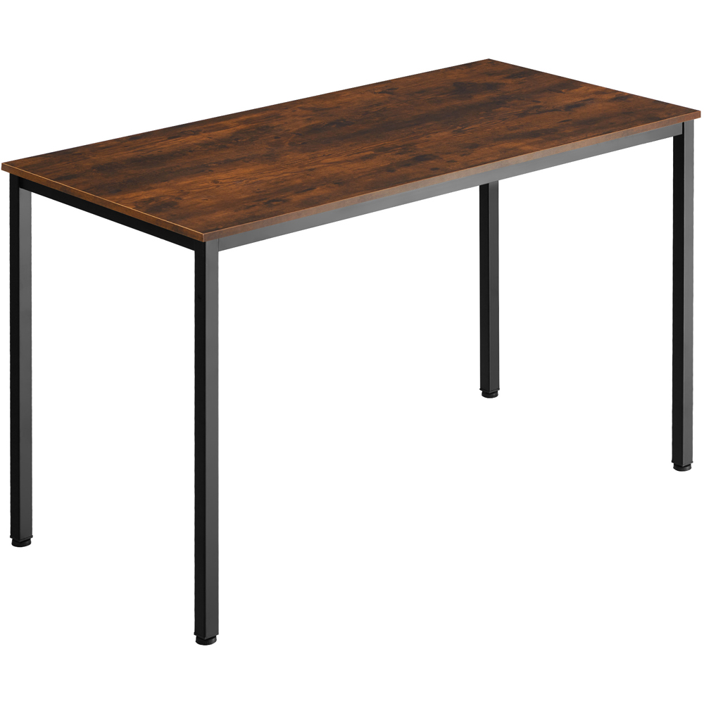 tectake Vanport Dark Wood Desk Image 2