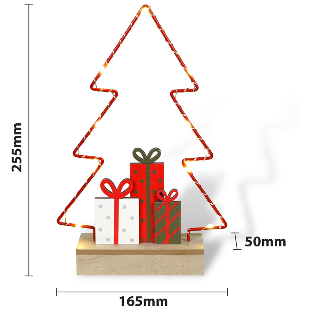 Xmas Haus Multicolour Wired LED Light Christmas Tree Festive Display Image 3