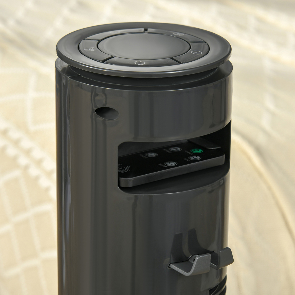 HOMCOM Grey Tower Fan 30 inch Image 3