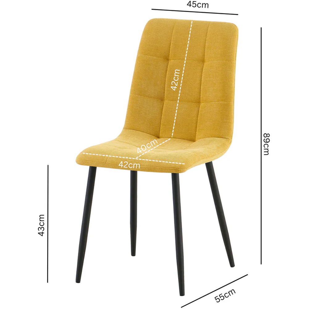 DS Living Colette Antique Moss Dining Chair Set of 2 Image 6