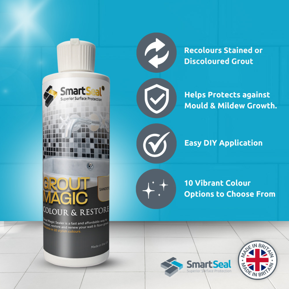 SmartSeal Grout Magic Bundle Primer 500ml and White 237ml Image 2