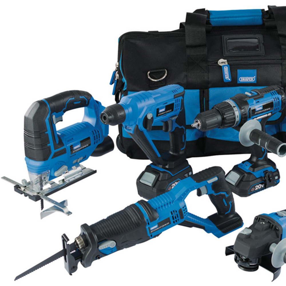 Draper Storm Force 12 Piece Machine Cordless Kit 20V Image 2