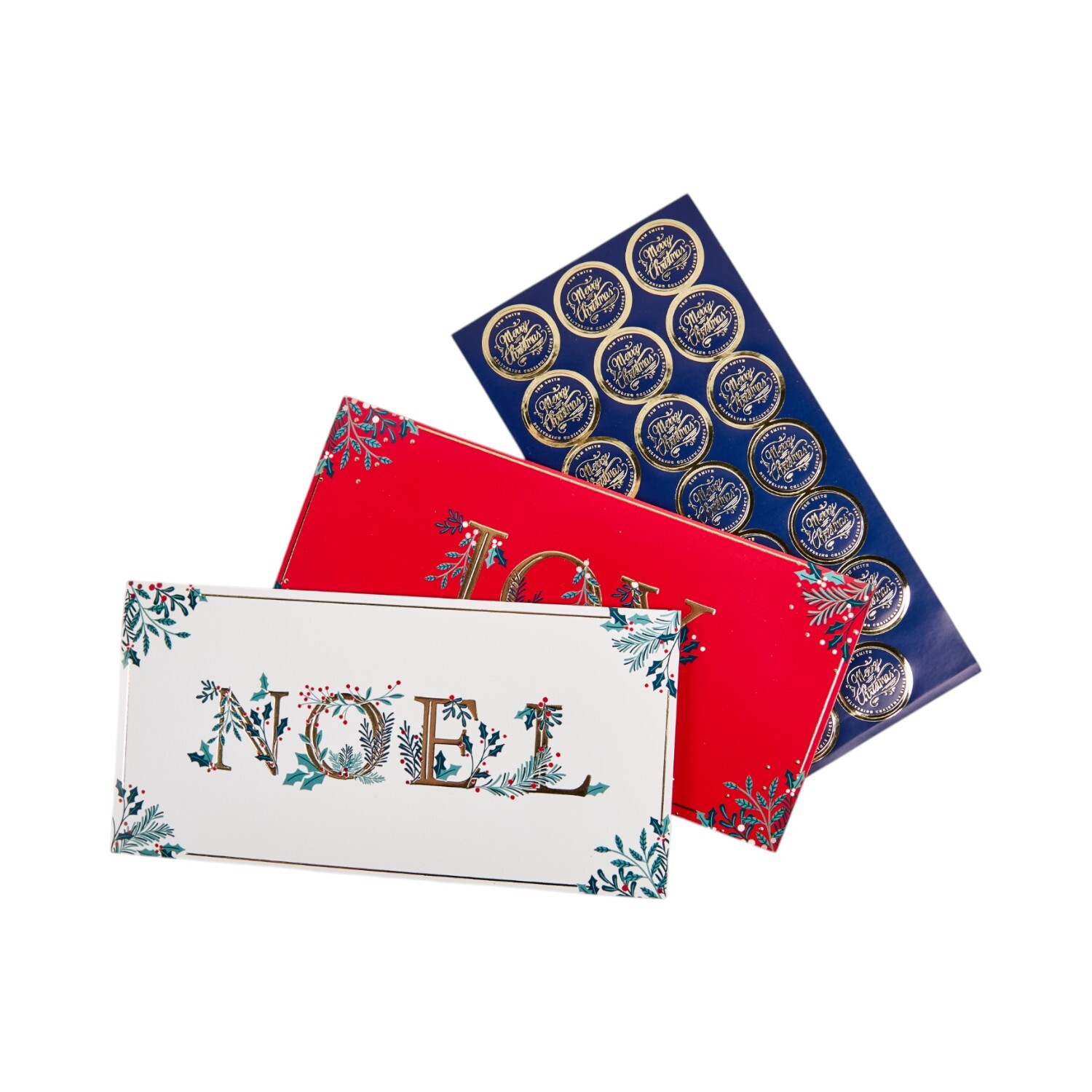 Pack of 15 Joy and Noel Christmas Cards Image 5