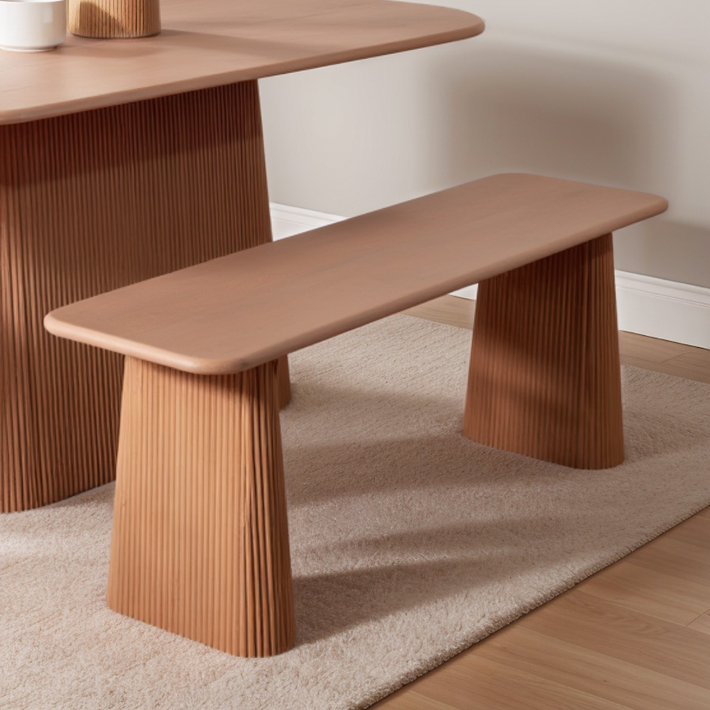 IH Design Jodhpur 2 Seater Solid Wood Dining Bench Image 1