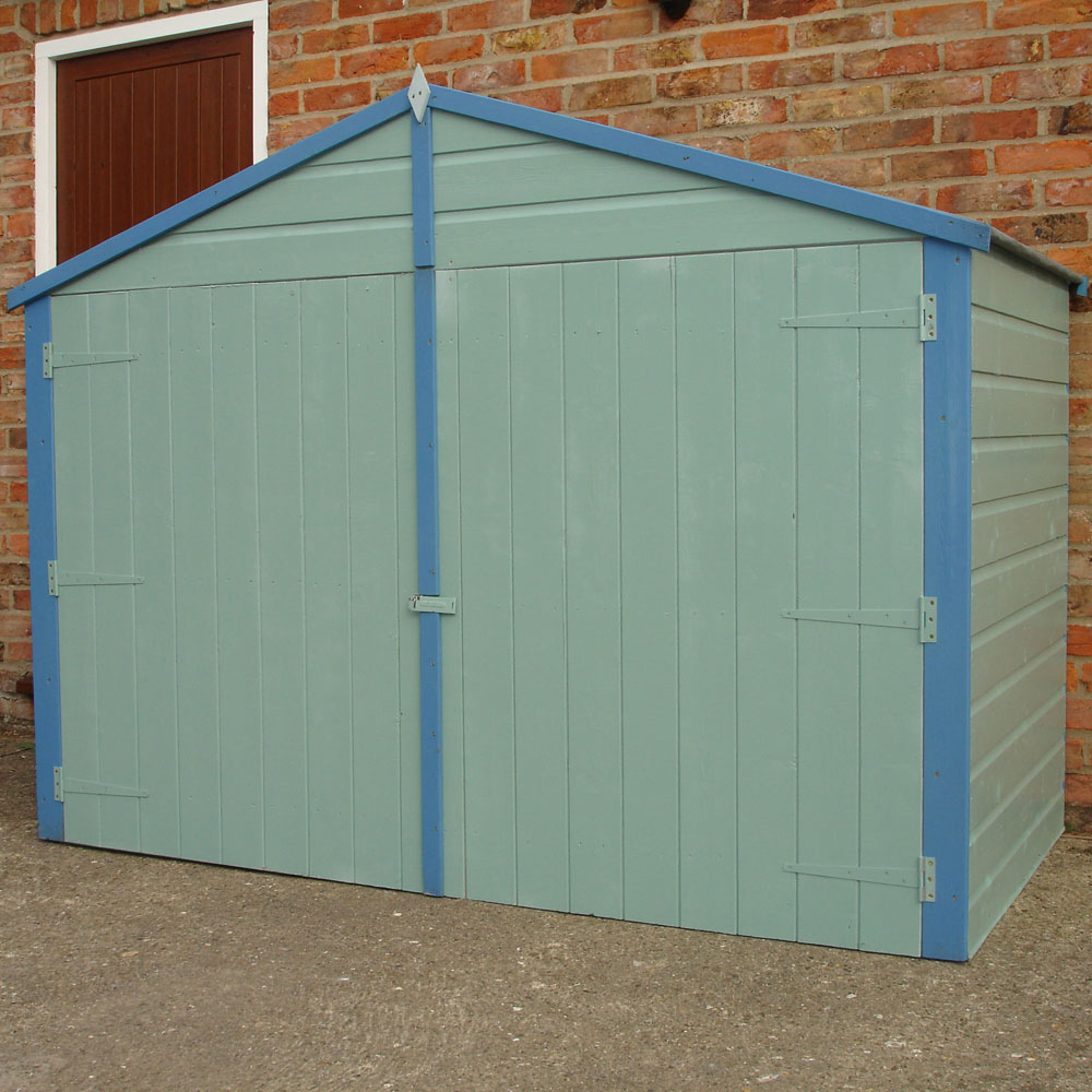 Shire 6 x 3ft Double Door Shiplap Apex Bike Shed Image 2