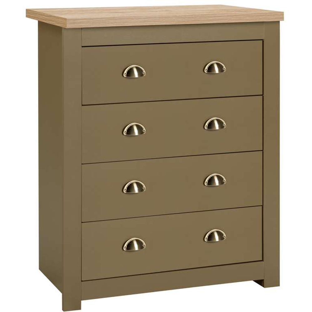Birlea Highgate 4 Drawer Oak Storage Chest Image 2