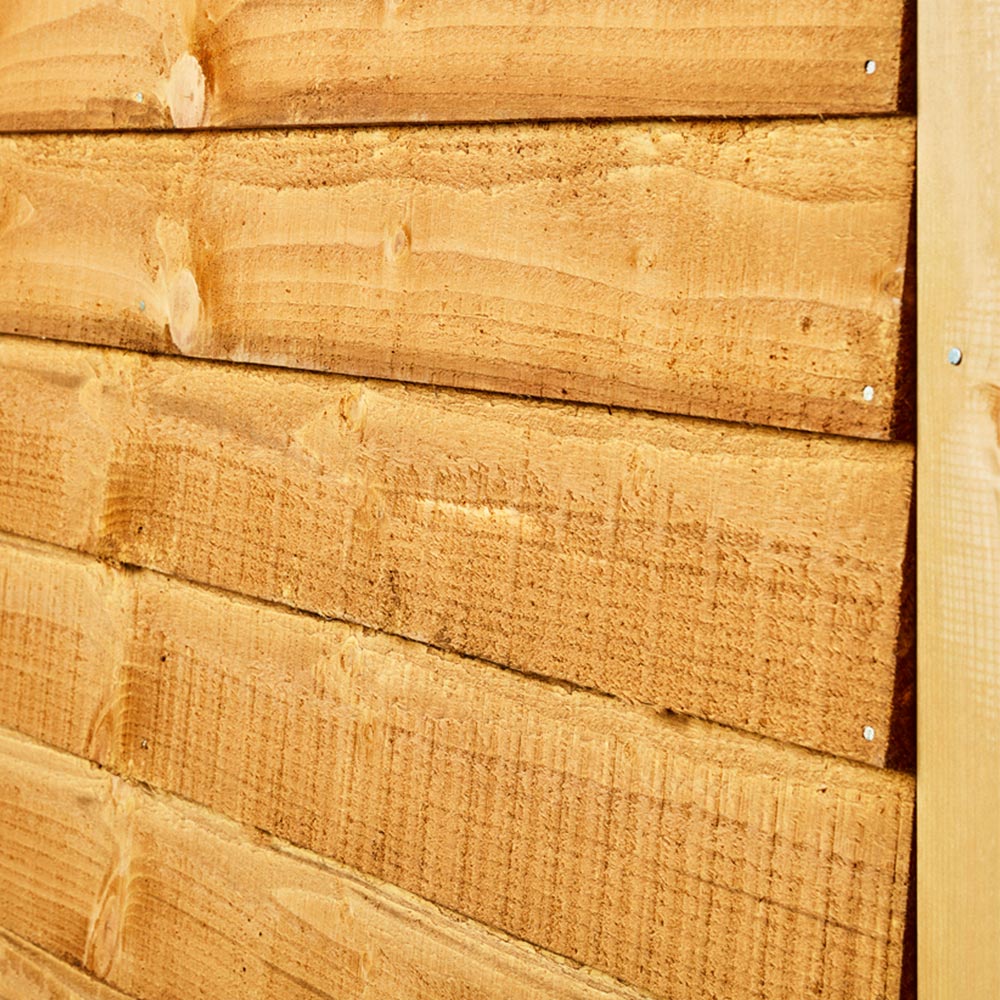 Power 14 x 4ft Double Door Overlap Pent Garden Shed Image 5