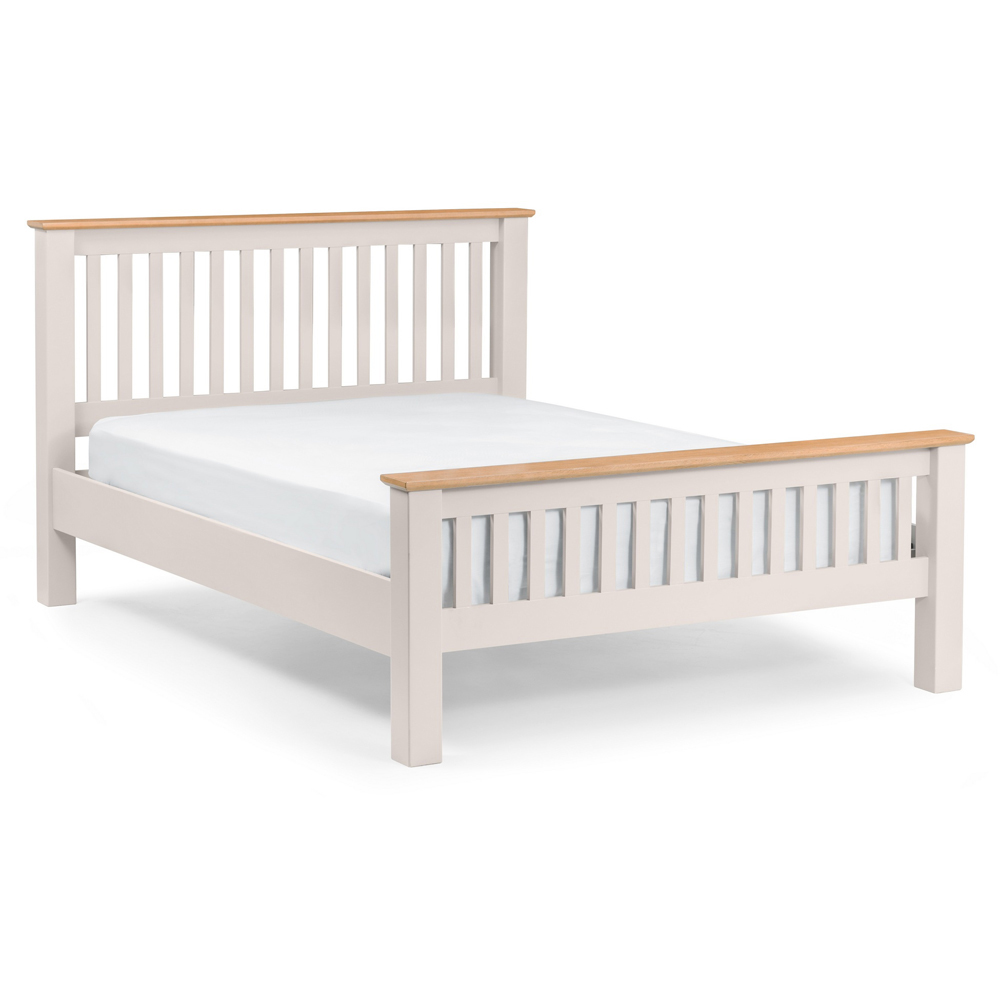 Julian Bowen Richmond King Size Elephant Grey High Foot End Bed Frame Image 3