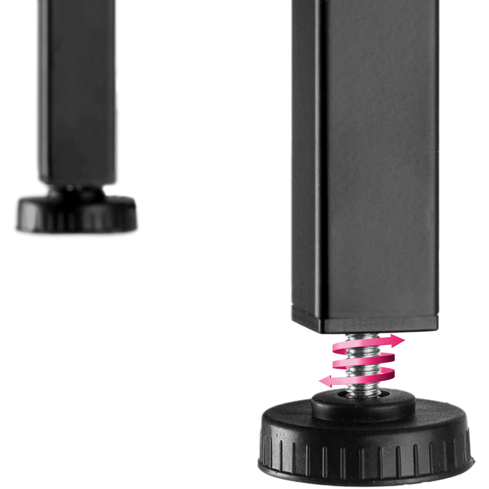 tectake Jenkins Dark Wood Office Desk Image 6