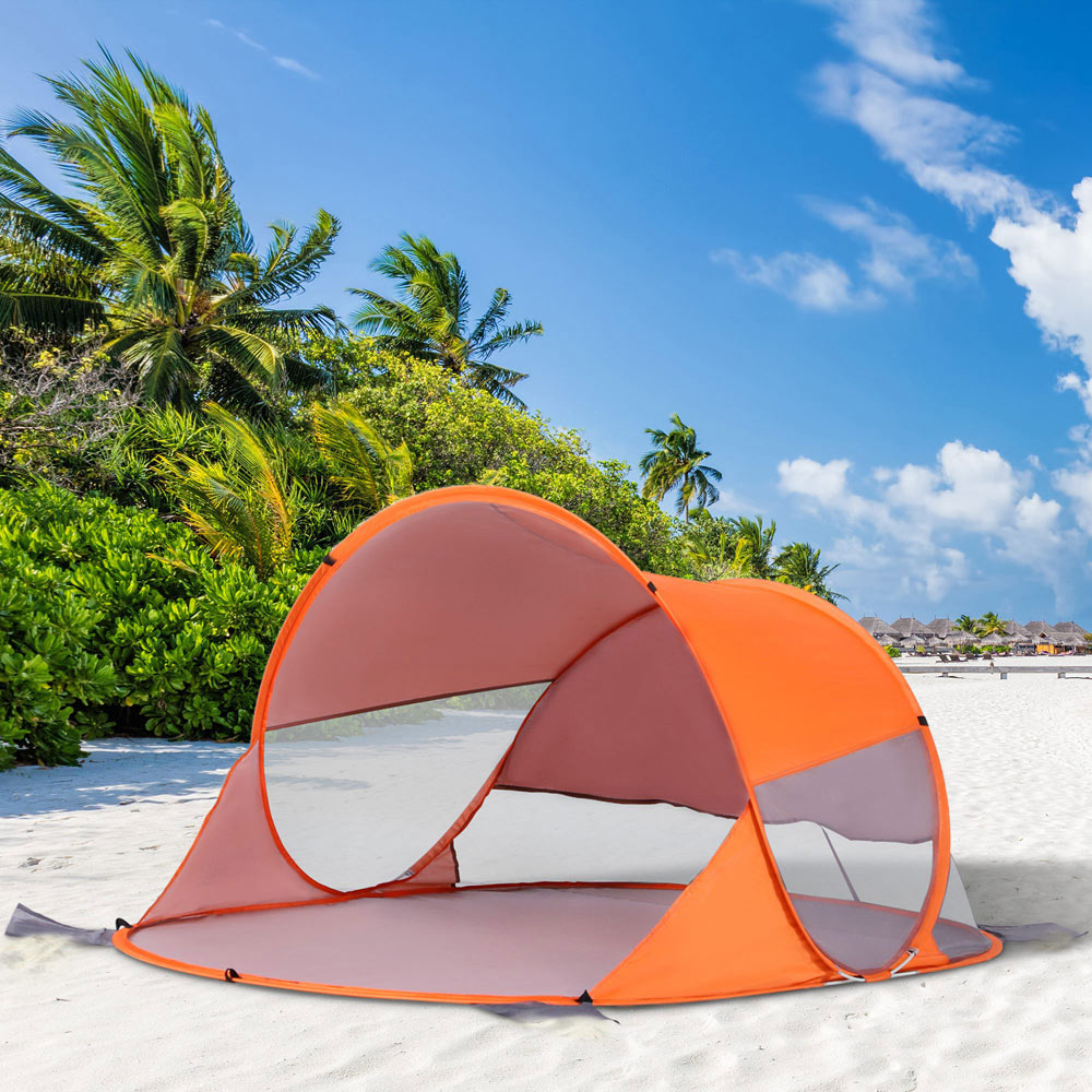 Outsunny Pop Up Portable Tent Orange Image 2