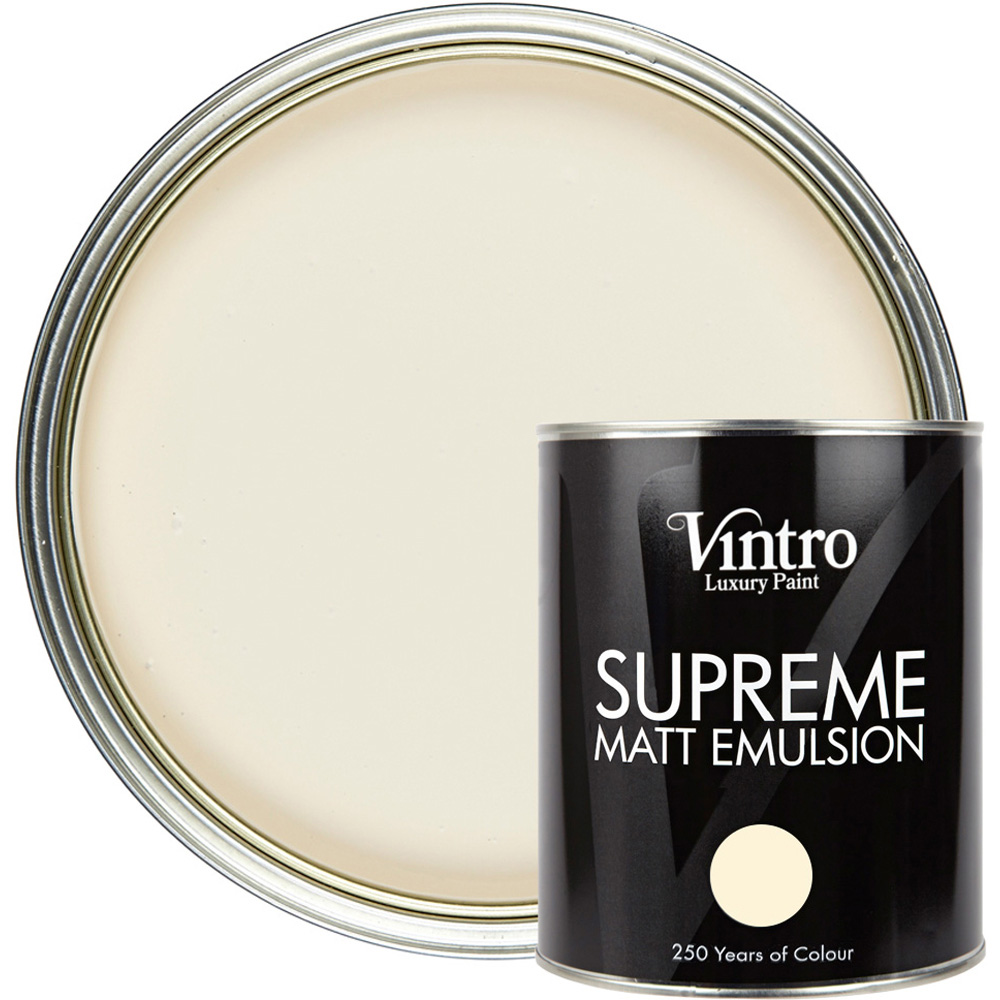 Vintro Paint Ermine Matt Emulsion Interior Paint 1L Image 1