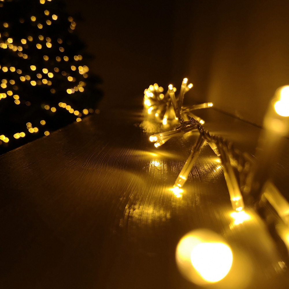 Premier 1000 Vintage Gold LED Multi-Function Clear String Light 25m Image 2