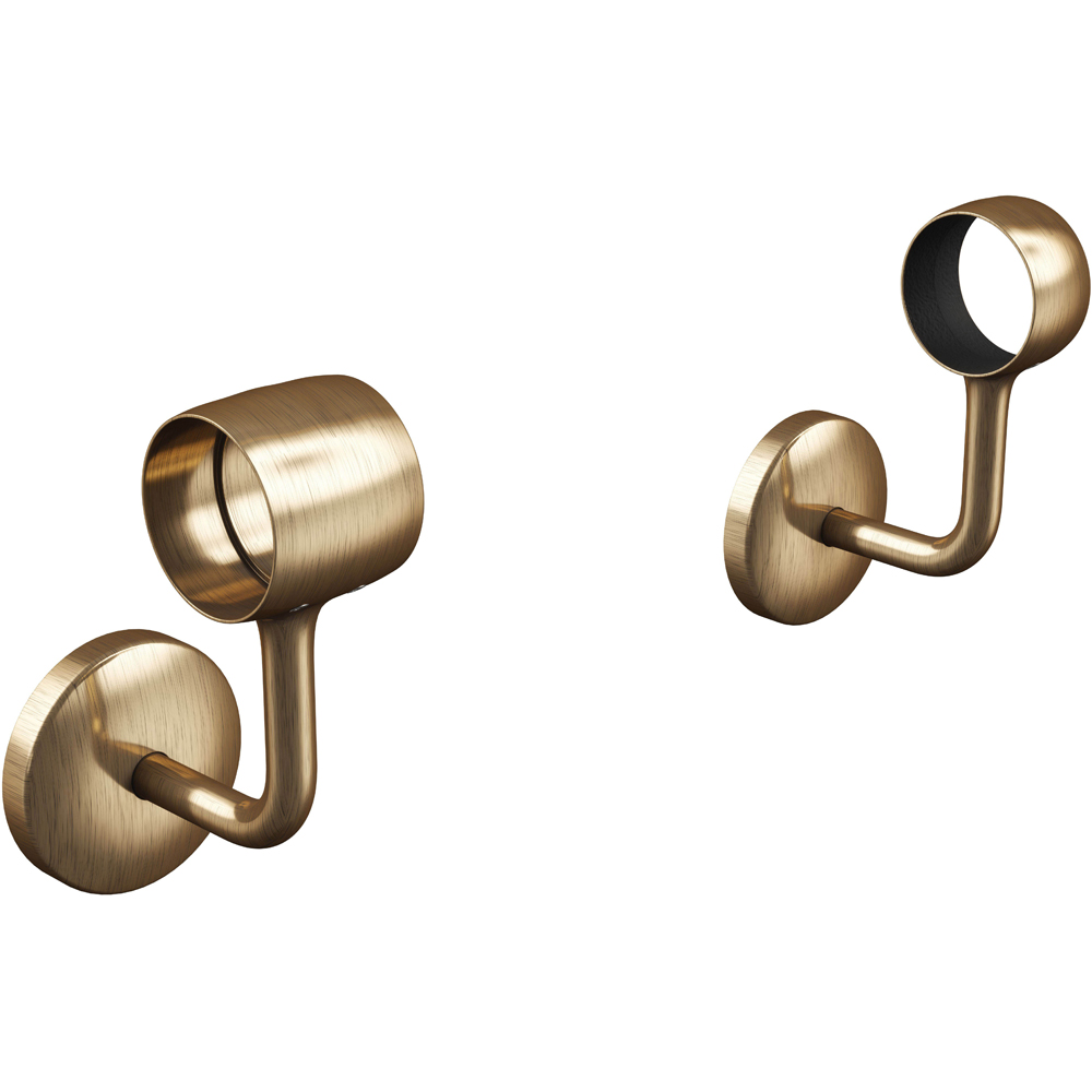 Rothley Antique Brass Stair Handrail Kit 2.4m Image 3