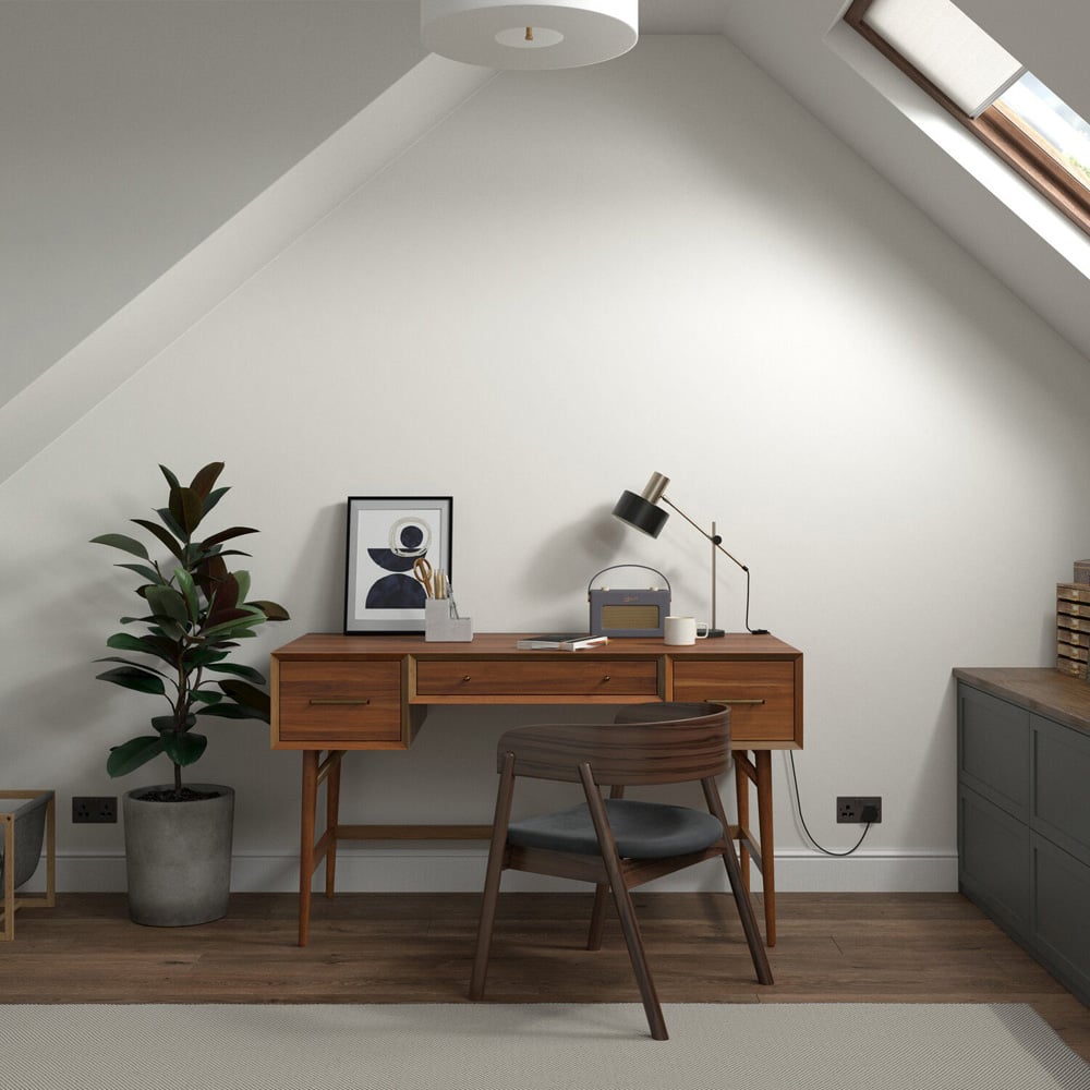 Dulux Heritage Walls and Ceilings Ash White Velvet Matt Emulsion Paint Tester Image 7