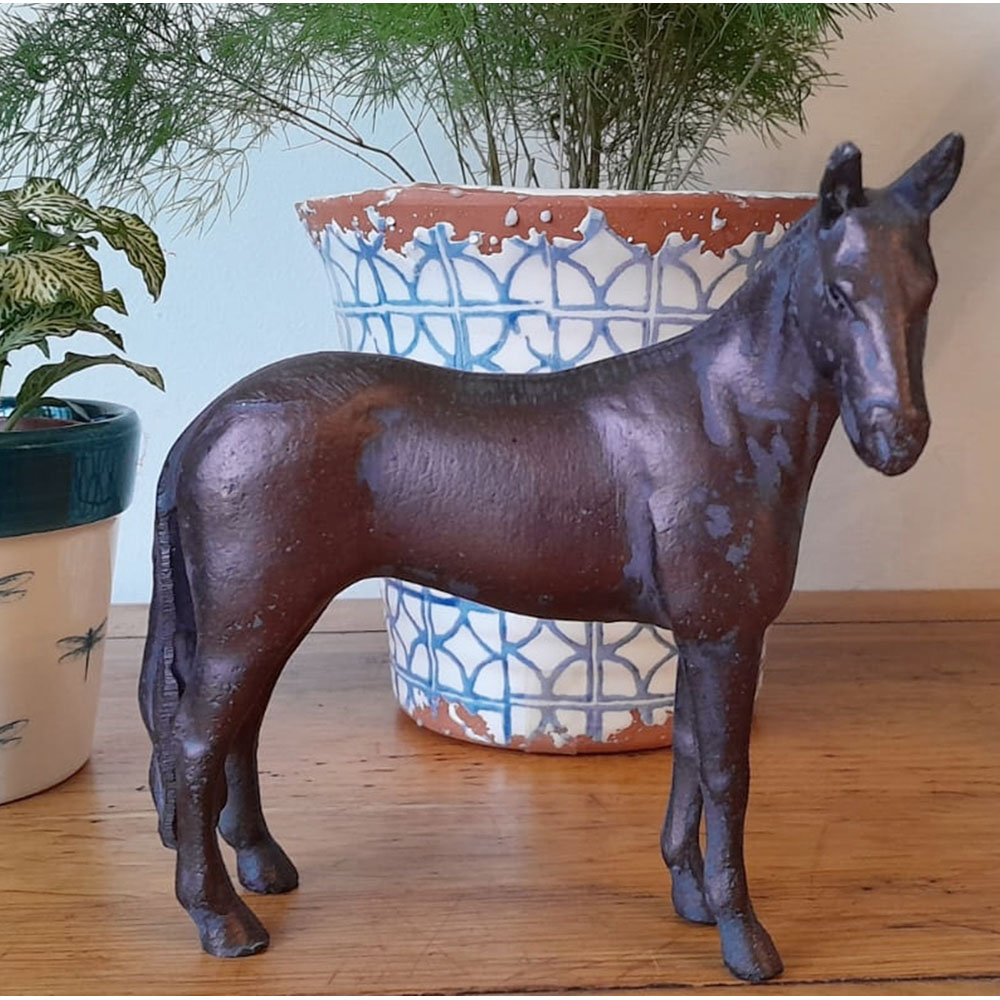 Inspirational Gifting Horse Cast Aluminium Garden Ornament Image 2
