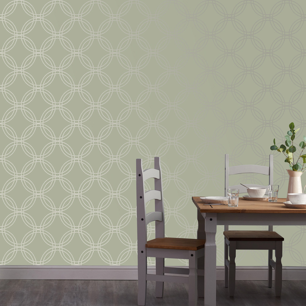 Superfresco Easy Serpentine Sage Wallpaper Image 4