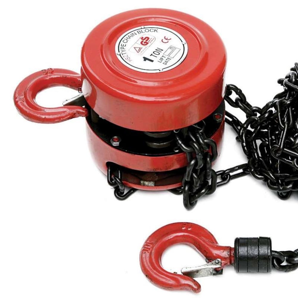 Hilka Tools 1000kg Lifting Block and Chain Image 2