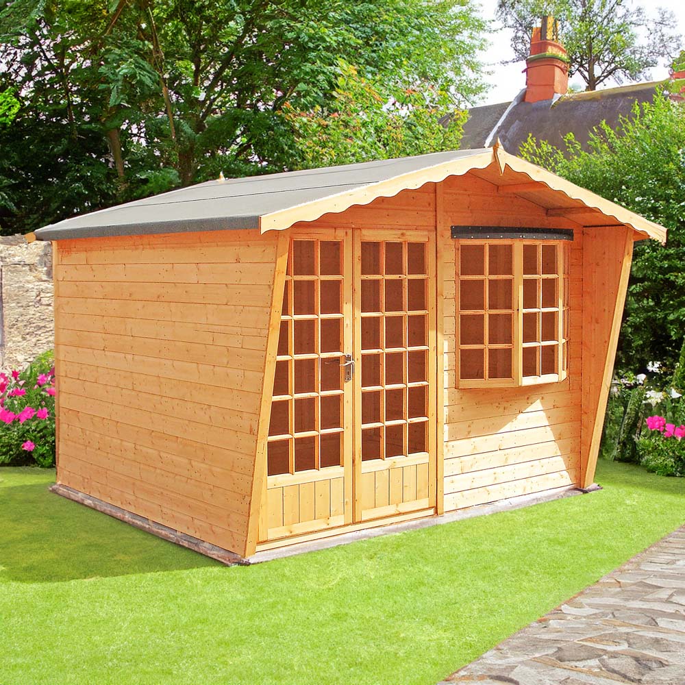 Shire Sandringham 10 x 8ft Shiplap Style D Summerhouse Image 2