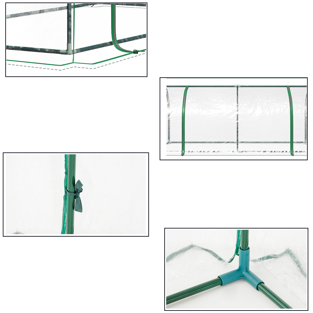 Outsunny Tunnel Grow Greenhouse Image 6