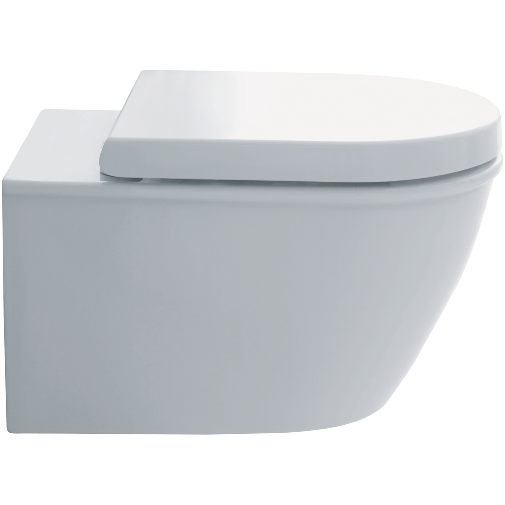 Duravit White Toilet Seat and Cover 370 x 431mm Image 3