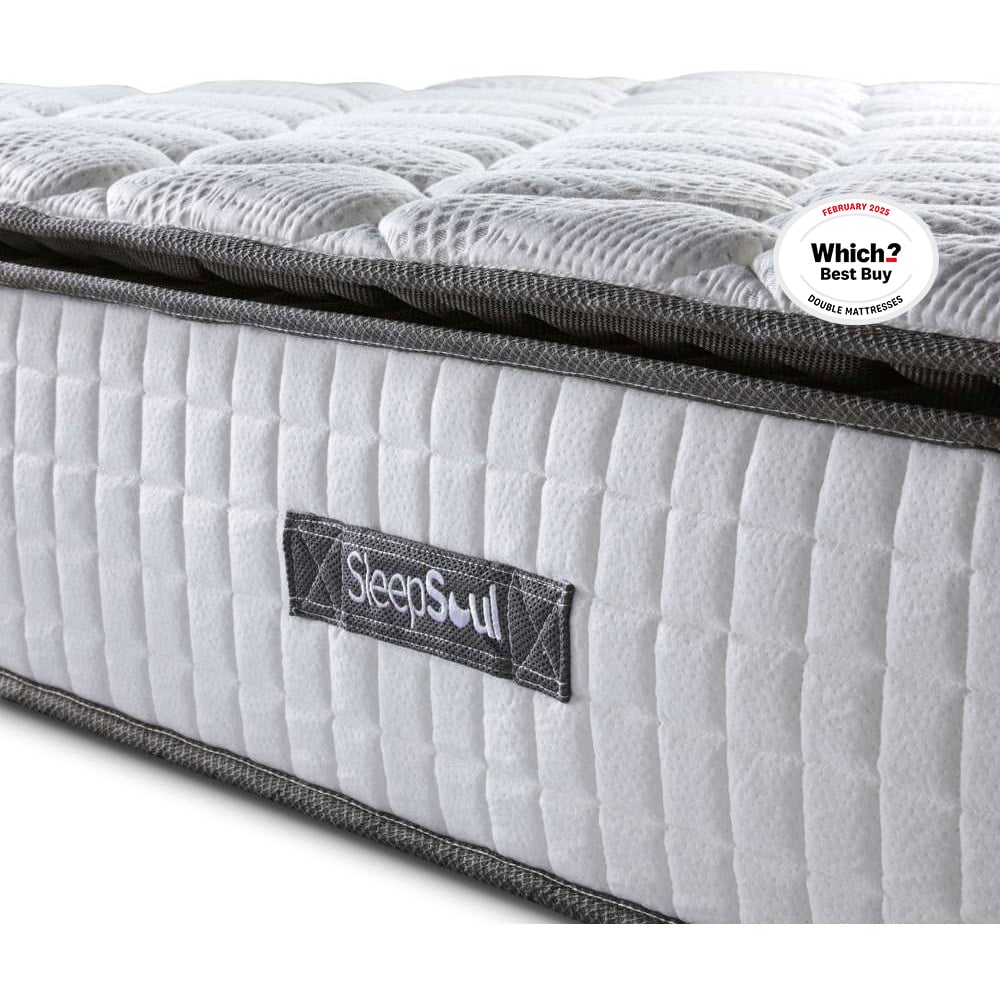 SleepSoul Bliss Super King Size Pocket Spring Memory Foam Mattress Image 3