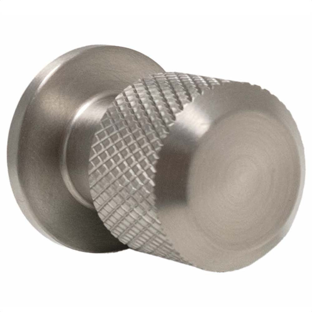 Knurled Knob Brushed Satin Nickel Handle 30mm Image