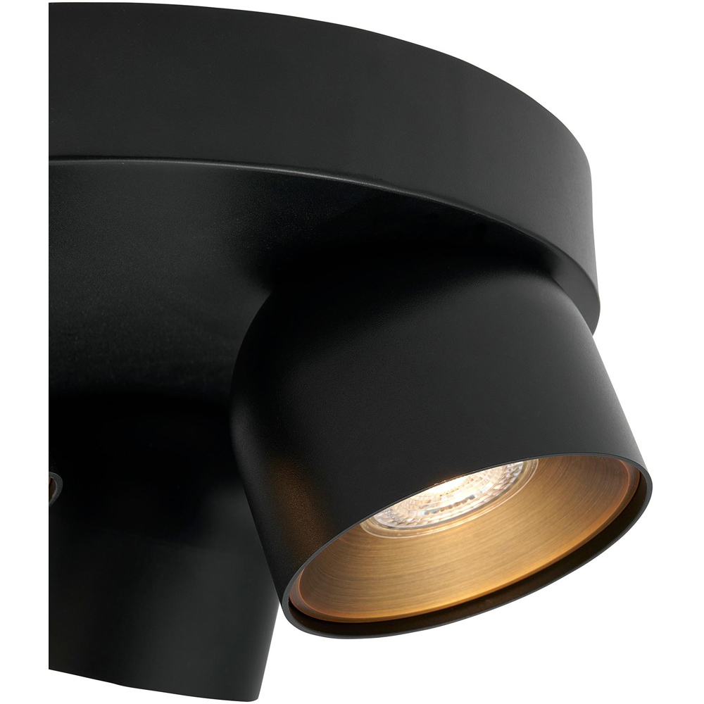 Nordlux Pitcher GU10 3-Rondel Black Spotlight Image 5